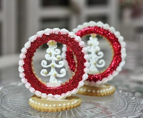 Galletas de Navidad con escarcha comestible