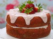 Bizcocho fresas (naked rustic cake)
