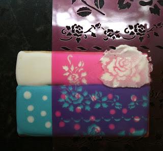 Encajes decorativos en papel comestible