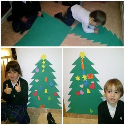 DIY árbol de navidad de goma EVA