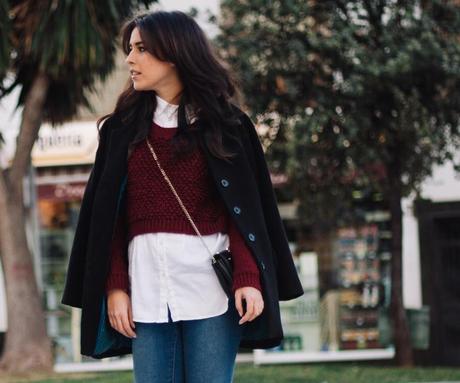 BURGUNDY KNIT