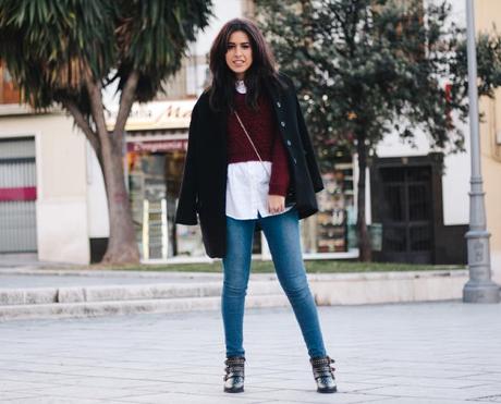 BURGUNDY KNIT