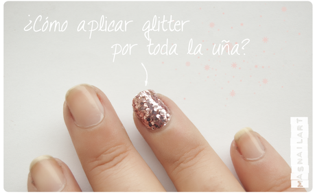 Vídeo Tutorial: ¿Cómo llenar toda la uña de glitter?