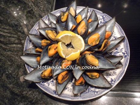 Mejillones al vapor