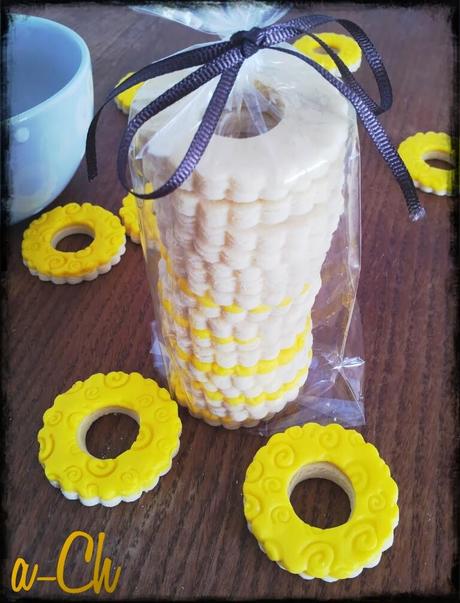 Galletas de vainilla con fondant