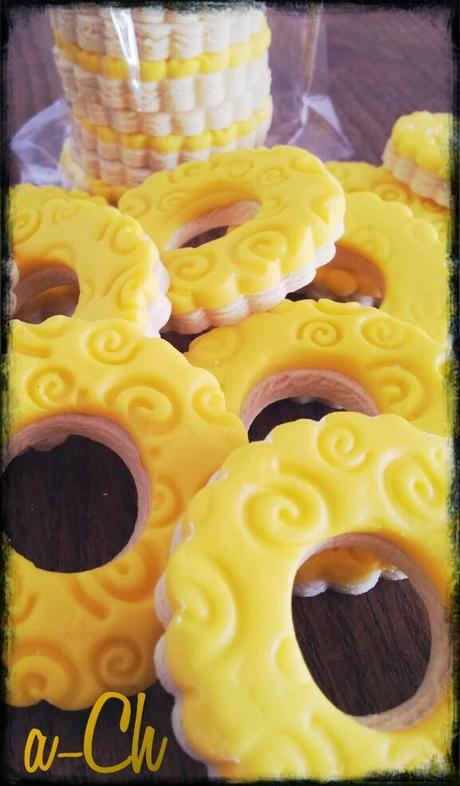Galletas de vainilla con fondant