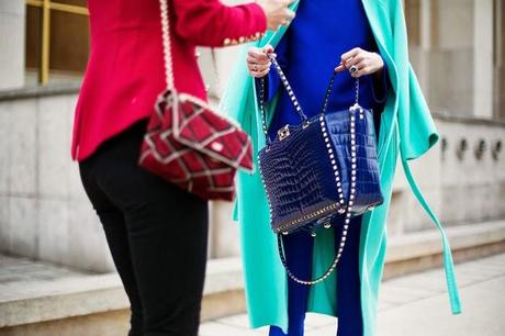 The bags and Paris street style