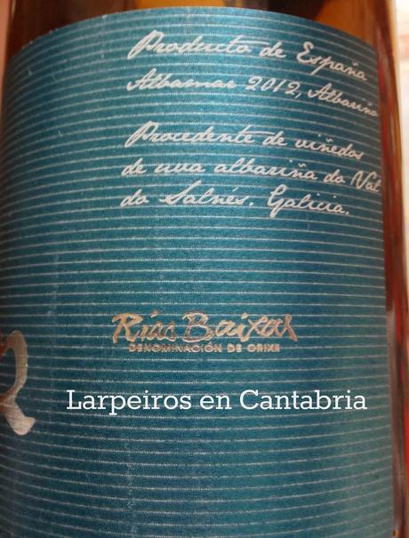 Vino Blanco Albamar 2012, Merece la pena tomar más.