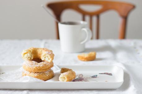 Homemade Donuts without egg, Donuts caseros sin huevo, Monsabor