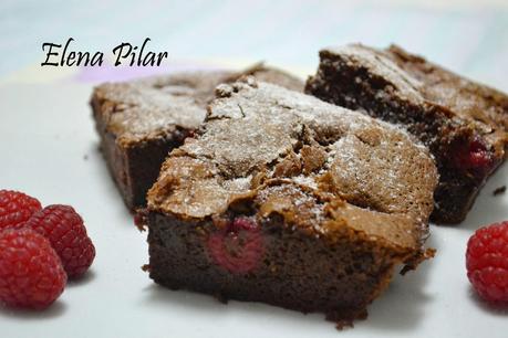 Brownies con Frambuesas