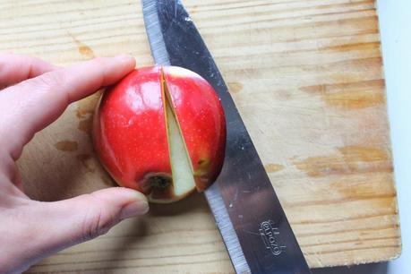 Ensalada cisne de manzana y paso paso