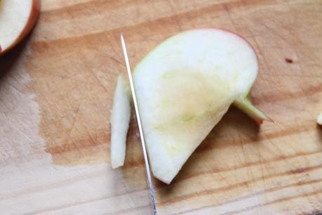 Ensalada cisne de manzana y paso paso