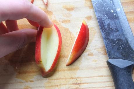 Ensalada cisne de manzana y paso paso