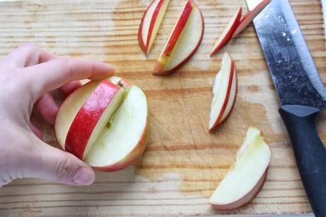 Ensalada cisne de manzana y paso paso