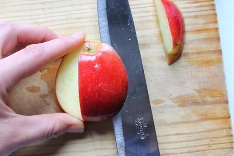 Ensalada cisne de manzana y paso paso