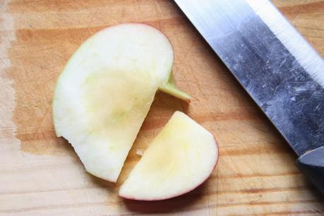 Ensalada cisne de manzana y paso paso