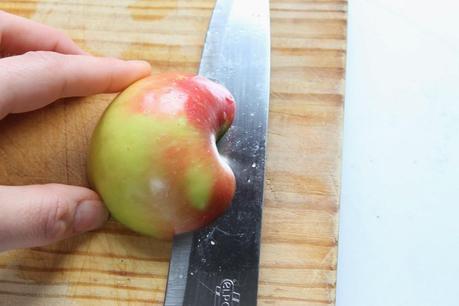 Ensalada cisne de manzana y paso paso