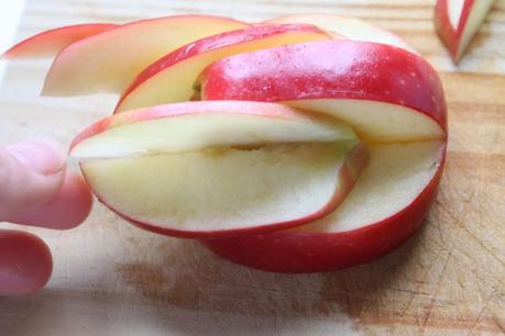 Ensalada cisne de manzana y paso paso