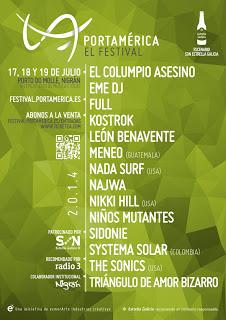 El festival portAmérica confirma a Nada Surf, Najwa, The Sonics, Full y Kostrok