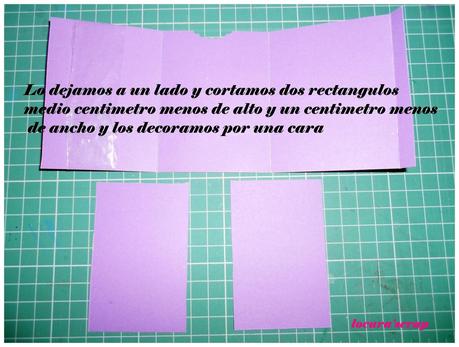 El paso a paso de la tarjeta mini álbum