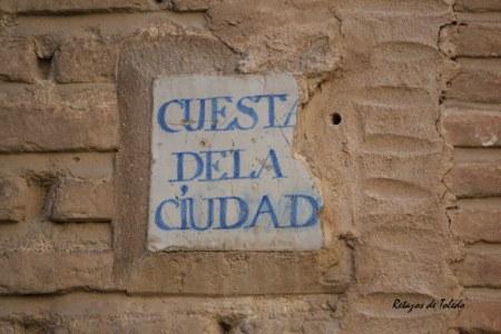 Azulejos y Placas de las calles de Toledo
