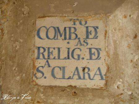 Azulejos y Placas de las calles de Toledo