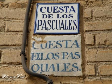 Azulejos y Placas de las calles de Toledo