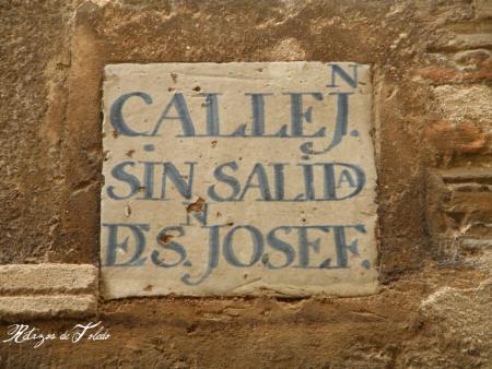 Azulejos y Placas de las calles de Toledo