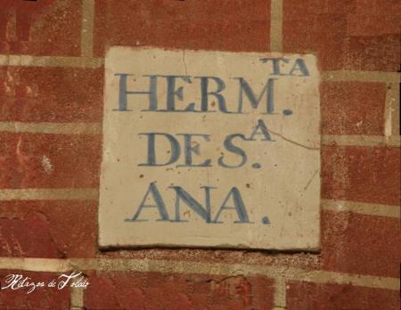 Azulejos y Placas de las calles de Toledo