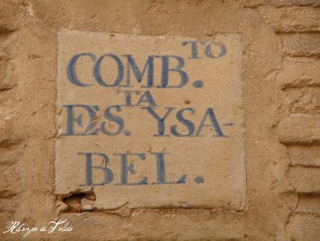 Azulejos y Placas de las calles de Toledo