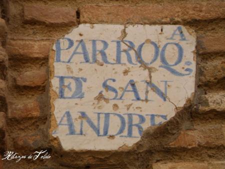 Azulejos y Placas de las calles de Toledo