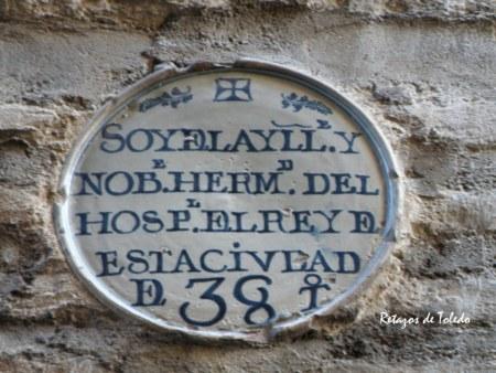 Azulejos y Placas de las calles de Toledo