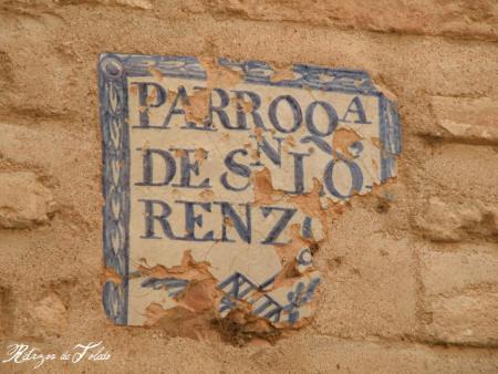 Azulejos y Placas de las calles de Toledo