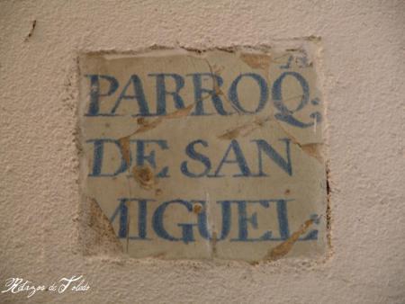 Azulejos y Placas de las calles de Toledo