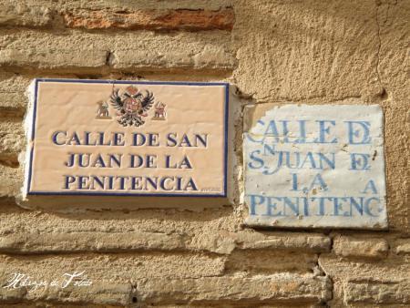 Azulejos y Placas de las calles de Toledo