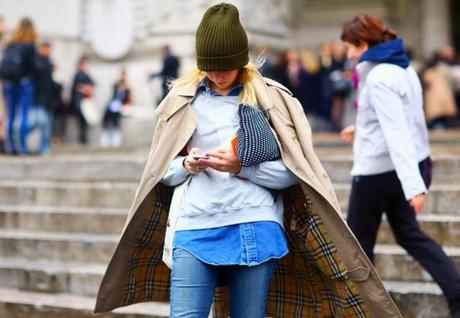 STREET STYLE INSPIRATION; TRENCH COATS.-