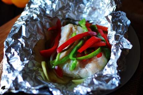 PAPILLOTE DE MERLUZA Y VERDURAS