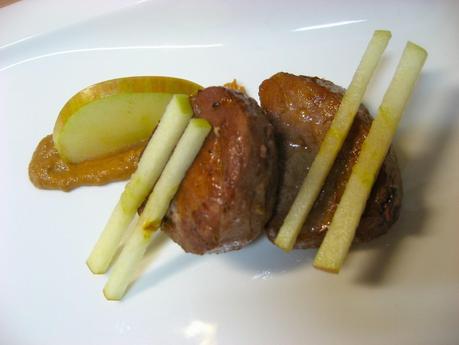 SOLOMILLO DE CERDO A LA NARANJA CON MANZANA