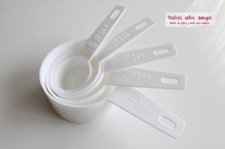 Medidas americanas cups tablespoon y teaspoon