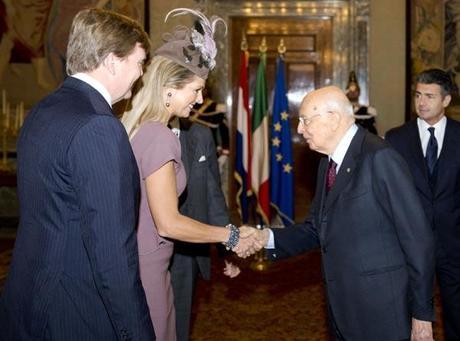 La reina Máxima en Italia