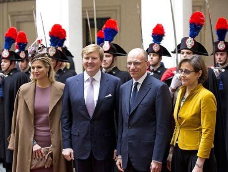 La reina Máxima en Italia