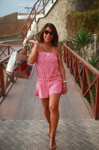 El enterizo estampado corto, Jessica Butrich, looks verano, bolso de playa