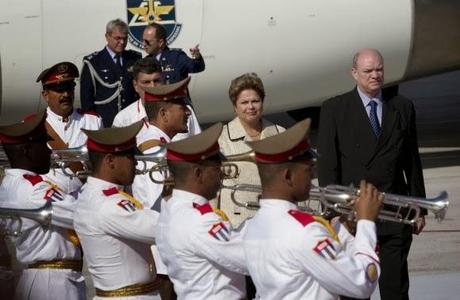 Dilma Rousseff arribó a La Habana [+ fotos y video]