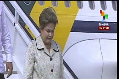 Dilma Rousseff arribó a La Habana [+ fotos y video]