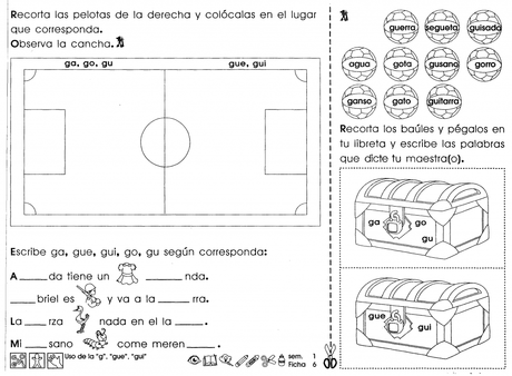 Uso de la “g”, “gue”, “gui” 3ro