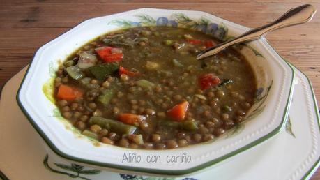 LENTEJAS CON VERDURAS