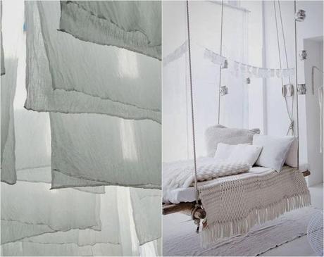 Dormitorios en blanco + shooping bag