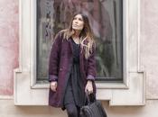 burgundy coat