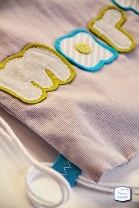 Tres mochilas guardería conjuntadas