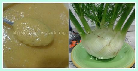 Crema de calabacin/hinojo/quesito light